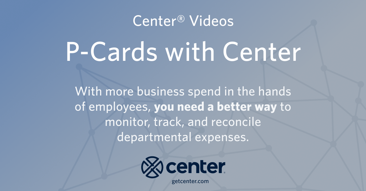 Center Videos PCards with Center